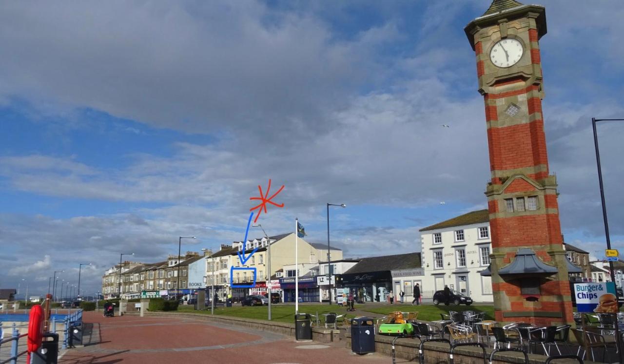 The Croston Balcony Apartment- Morecambe Central Promenade, Beach Front And Sea Views Exteriér fotografie